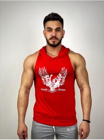 Resim BLACK - Zyzz Kapşonlu Fitness Atleti 