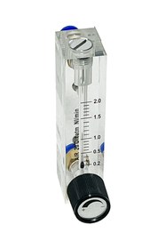 Resim MEOFLOW Debimetre -- Lzm Gaz 0,2 - 2 L/dk- Ayar Vanalı -debi Ölçer - Şamandıralı 