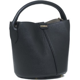 Resim Omuz Çantası Kadın Loana M Piumelli Milano Bag D28 Black Siyah 