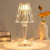 Resim Kristal Şarjlı Masa Lambası 