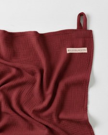 Resim Müslin Emzirme Örtüsü/Bordo 