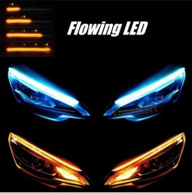 Resim Seat Leon Uyumlu Far Üstü, Içi Kayar Led 60 Cm Full Fonksiyon Beyaz/turuncu 
