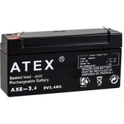 Resim Atex 6 Volt - 3.4 Amper Yatık Akü 