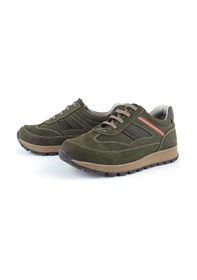 Resim Rakerplus Hakiki Deri Haki Yeşil Erkek Çocuk Spor Ayakkabı 