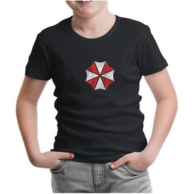 Resim Resident Evil - Umbrella Siyah Çocuk Tshirt 