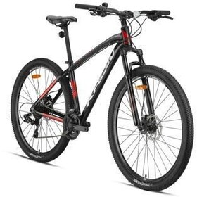 Resim XC 100 - 24 MTB - 13' - 21 Vites - H.DISC - Siyah-Gri/Kırmızı 