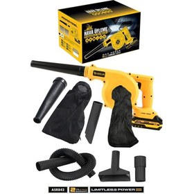Resim Assur ASR842 21V Çift Akü Hava Üfleme Sarı 