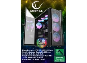 Resim Warbox HORBİ 24" Monitör i5 6500 32gb Ddr4 Ram 256gb Ssd 250gb Hdd GT740 DDR5-4gb E.kartı Gaming Takım Bilgisayar 