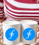 Resim Procity Fii File Coin Logolu Ikili Beyaz Kupa Bardak 