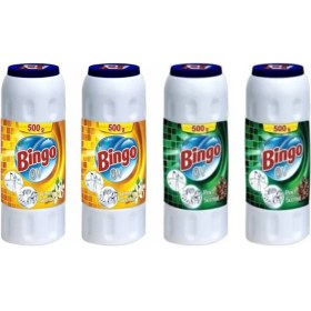 Resim Bingo Ov Ovma Tozu 500 gr Limon 2 Paket ve Çam 2 Paket Paslanmaz Bulaşık Teli 