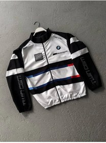 Resim memetti m şekil BMW Motosport Unisex Motorcu Yağmurluk Rüzgarlık İnce Ceket 