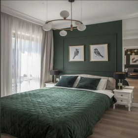 Resim Decogold Yatak Odası Haki Tasarım Boyanabilir Çıta Hazır KESIM(ANKA131) 