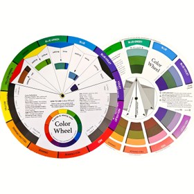 Resim BAMDA'S Renk Karıştırma Tekerleği - Eğitici Sanat ve Makyaj Paleti Kılavuzu, Renk Tekerleği ile Renk Tekerleği için Sanatçılar, Öğretmenler ve Öğrenciler için Renk Karıştırma, Makyaj Paleti Kılavuzu | Görsel Öğrenme Aracı | Dayanıklı Kağıt Malzeme 
