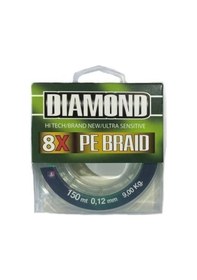 Resim Bauer Diamond 8x150 Mt İp Misina 0,25 Mm 