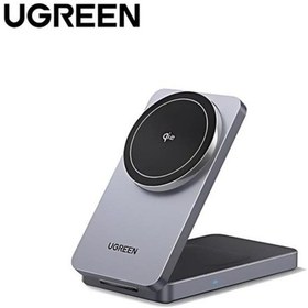 Resim Ugreen 45023 2in1 Magsafe Kablosuz Hızlı Şarj Aleti (Outlet) 