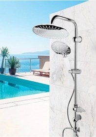 Resim Ufo Europe Lüks Robot Yağmurlama Tepe Duş Seti Renkli 