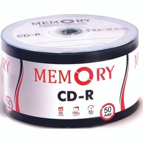 Resim MEMORY Boş Cd-r 700 Mb 80 Dk 50 Adet Hp Bos Cd Cdr 