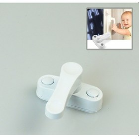 Resim Pvc Kapı ve Pencere Emniyet Kilidi Çekmeli Beyaz 