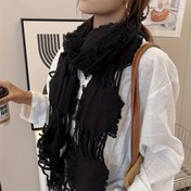 Resim Kadınlar için Hafif, Yumuşak ve Şık Fringe Şal - Tüm Mevsimler İçin Mükemmel, Katlama veya Tek Başına Aksesuar Olarak Kullanılabilir, Çok Yönlü Moda Aksesuarı | Fringe Şal | Erkekler ve Kadınlar İçin Uygun Akrilik Karışımı. 