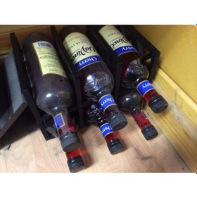 Resim Opencart Modüler Şarap Şişesi Raf Sistemi Sadece Plastik Aparattır 