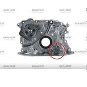 Resim Yağ Pompa Corona 3s-3sfe / Avensıs / Rav-4 Dişli Üzerinde 