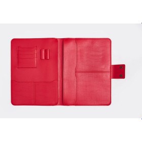Resim Necati Çanta Apple Uyumlu MacBook Air Pro 13-14 Inç Organizer Evrak & Laptop & Tablet Çantası - Kırmızı Kırmızı 