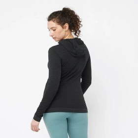 Resim Salomon OUTSPEED WOOL Kadın Üst İçlik Black LC2119000 