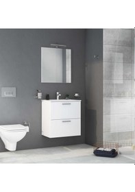 Resim Vitra Mia Banyo Dolabı Seti 80 Cm Parlak Beyaz 75024 Beyaz 