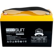 Resim N&D Lighting Mexxsun 12 Volt 100 Amper Deep Cycle Solar Jel Akü 