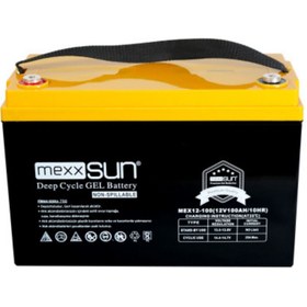 Resim N&D Lighting Mexxsun 12 Volt 100 Amper Deep Cycle Solar Jel Akü 