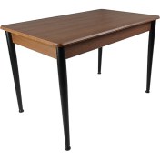Resim VRL Caprice Wood Metal Ayaklı Mutfak Cafe Masası 
