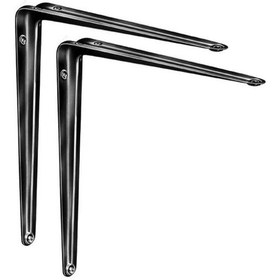 Resim Paşaticaret Vormann Plankdrager 200X250 Mm Metal Raf Ayağı 2 Li Set - Kahve 