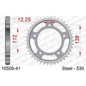 Resim AFAM Honda Cbf 1000f Abs Çelik Arka Dişli #530 