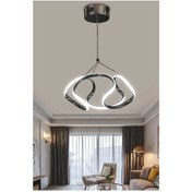 Resim Dron Led Avize 2mt - - Kumandasız / Siyah Siyah 