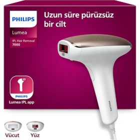 Resim Philips Lumea 7000 Serisi SC1997/00 IPL Tüy Alma,Vücut ve Yüz için 2 Başlık,Çanta 