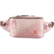 Resim Pembe Domuz Desenli Kanvas Unisex Göğüs ve Bel Çantası 