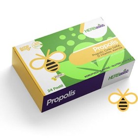 Resim Herbasist propolis çinko i̇çerikli takviye edici gıda pastil 24 adet pastil 