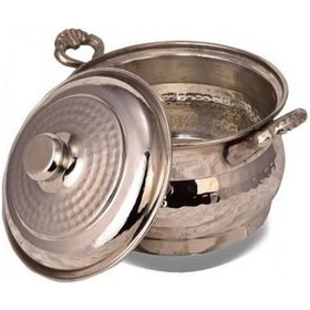 Resim Turna Bakır Maraş Güveç Tencere 3 No 22 Cm El Dövme Nikel Turna8173 2 