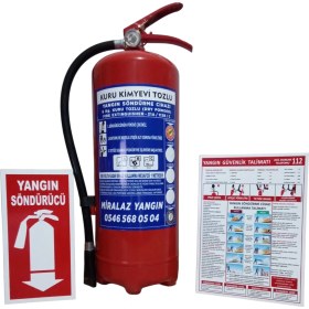 Resim EC Shop Özsel Yangın Söndürme Tüpü 6 kg 