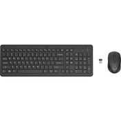 Resim HP 330 Kablosuz Siyah Türkçe Klavye Mouse Set HP