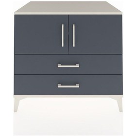 Resim Kronos Şifonyer 2 Raflı 2 Çekmeceli 2 Kapaklı 88x59x80 Aytaşı... Aytaşı 