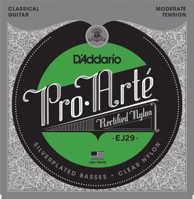 Resim D'Addario EJ29 Pro-Arte Rectified Moderate Tension Klasik Gitar Teli 