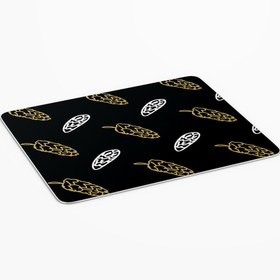 Resim Genel Markalar Yaprak Temalı Kare Baskılı Mouse Pad-1390 