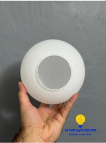 Resim Glob Avize Camı Beyaz Renk 15 Lik 