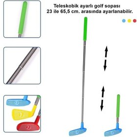 Resim Mey İthalat Minyatür Mini Golf Seti Kırmızı 