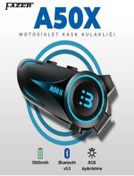 Resim ArMotors Fazer A50X İntercom Kask Bluetooth Kulaklık ve Mikrofon Seti 