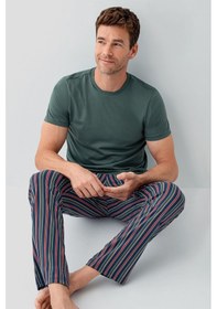 Resim Arnetta Erkek Yeşil Pijama Takım Ar3680-s-v1 Yeşil 