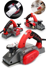 Resim STEİNER Alman Titan 4200 Watt Motor Korumalı Bakır Sargılı Metal Şanzuman Çift Bıçaklı Planya Rende Makinesi 