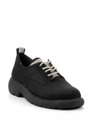 Resim Bambi Siyah Kadın Oxford Ayakkabı K01311230102 