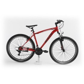Resim Bisan Leon V-24 Kırımızı Kadro:18 inc-46 cm Vites: 3x7 Tekerlek:26 inc Etiket Siyah 